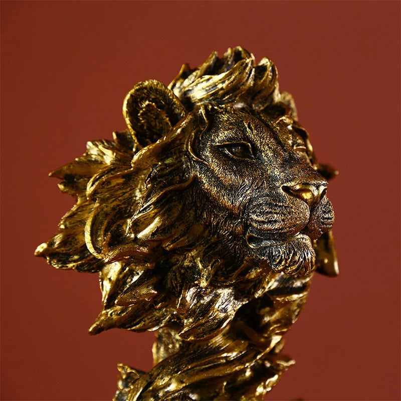 Lion Statue Home Decor