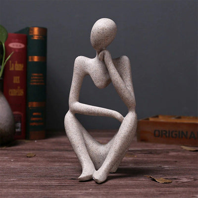 abstract thinker statue