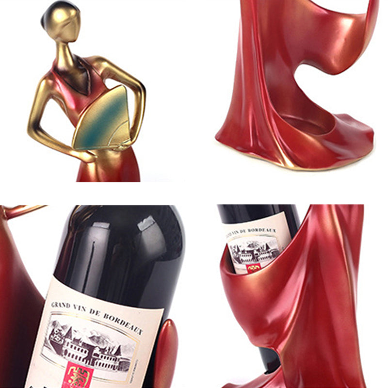 Girl Wine Bottle Holder