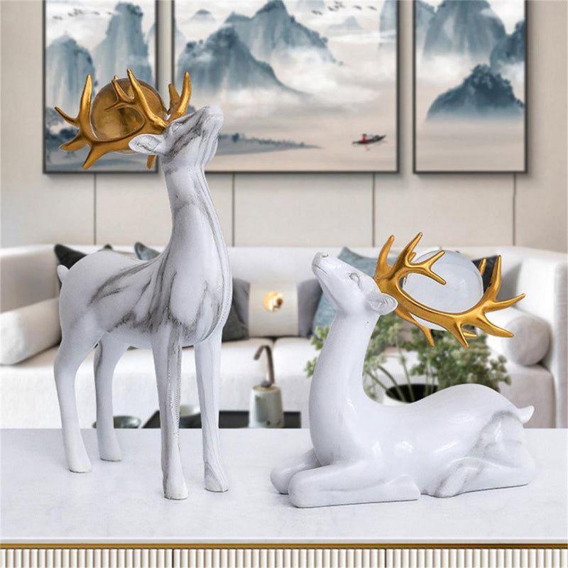 Deer Figurine Decor