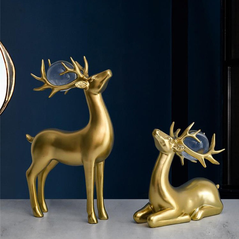 Deer Figurine Decor