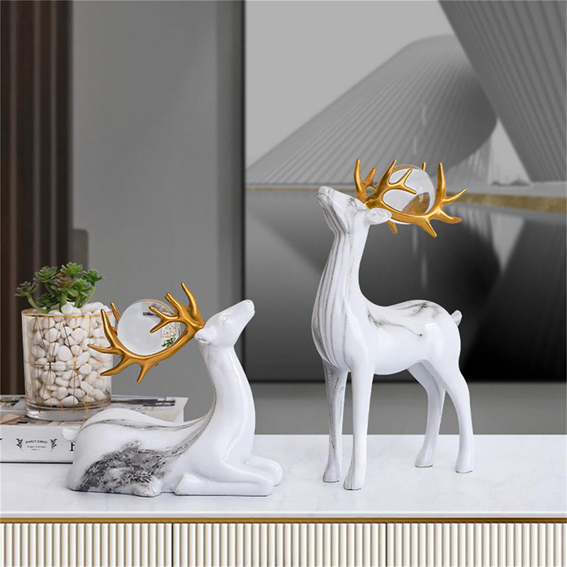 Deer Figurine Decor