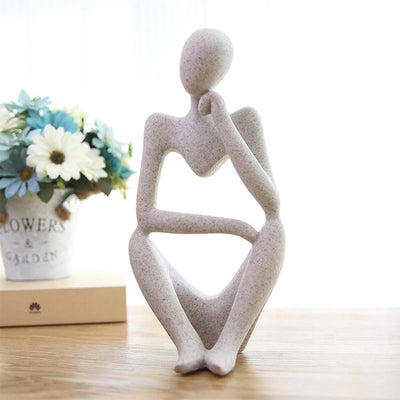 Abstract Thinker Statue