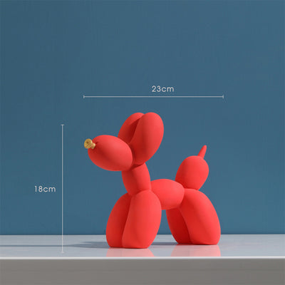 Matte Balloon Dog Sculpture