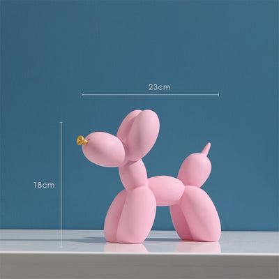 Matte Balloon Dog Sculpture