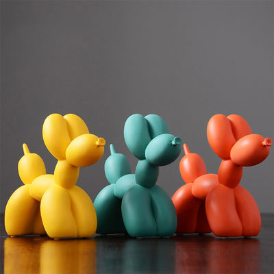 Matte Balloon Dog Sculpture