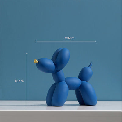 Matte Balloon Dog Sculpture