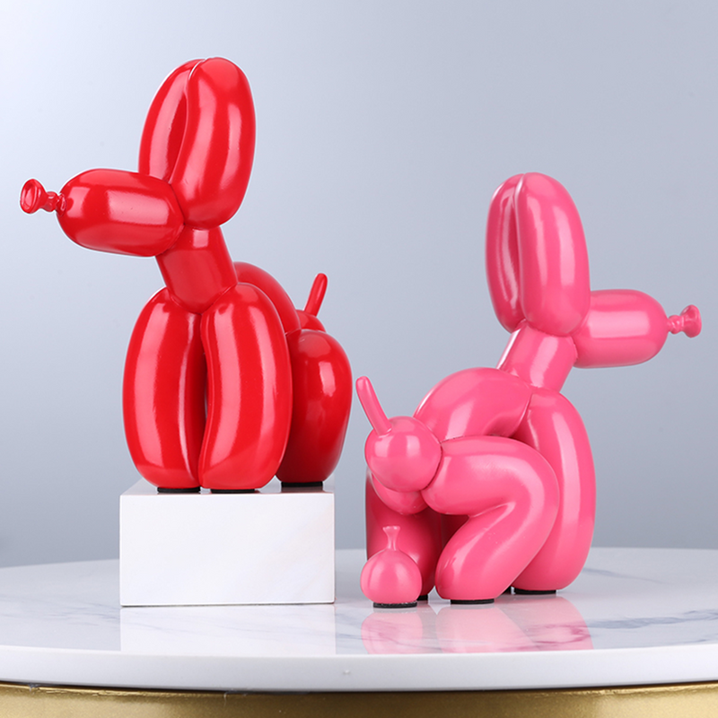 Poop Balloon Dog Sculpture