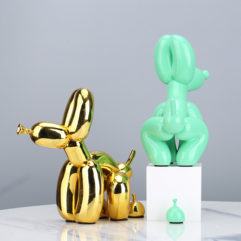 Poop Balloon Dog Sculpture