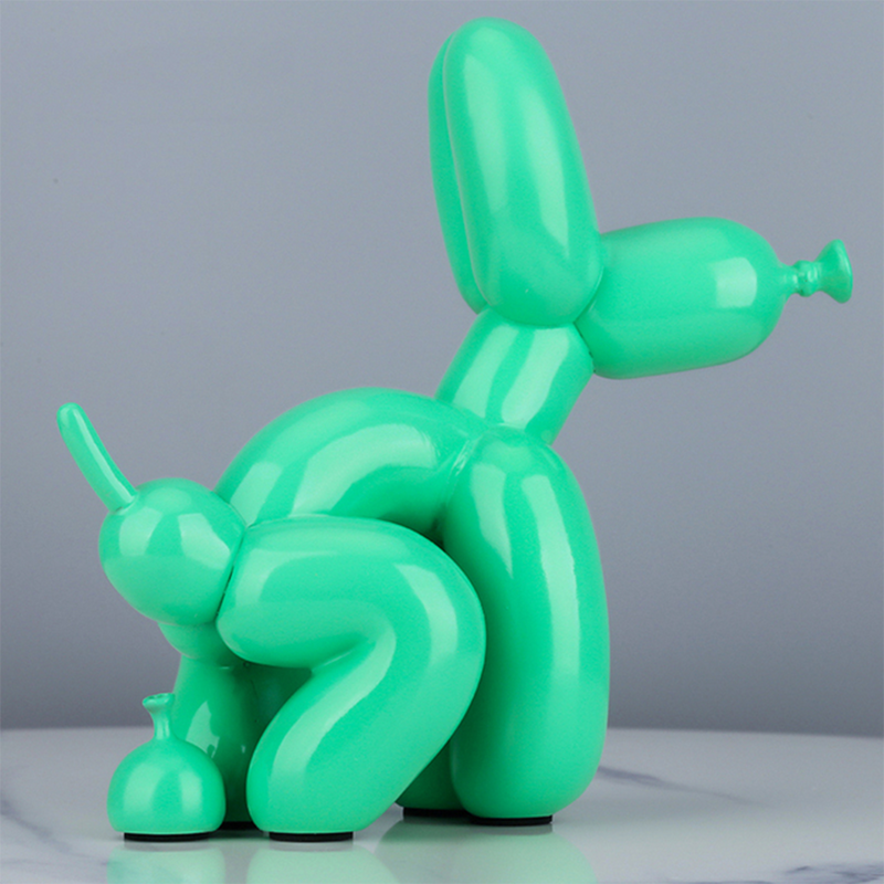 Poop Balloon Dog Sculpture