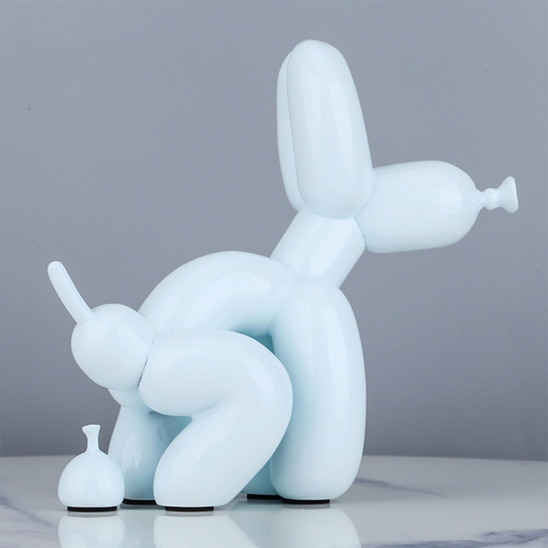 Poop Balloon Dog Sculpture