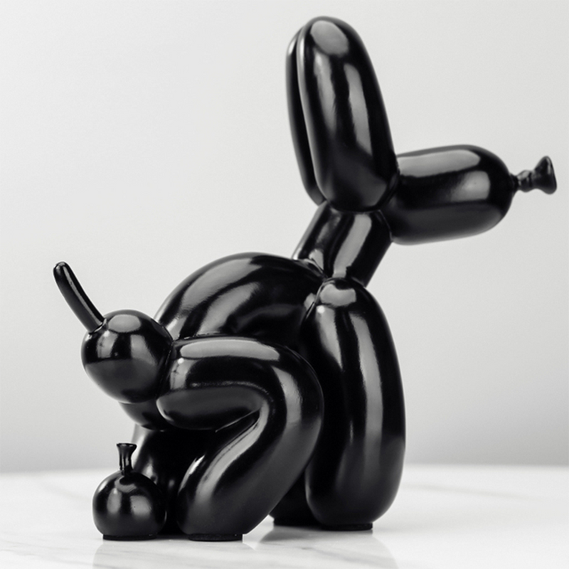 Poop Balloon Dog Sculpture