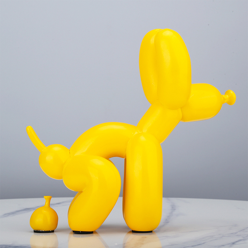 Poop Balloon Dog Sculpture