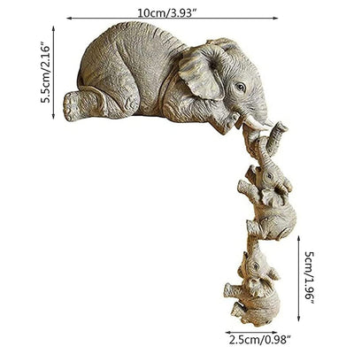 elephant hanging decor statue