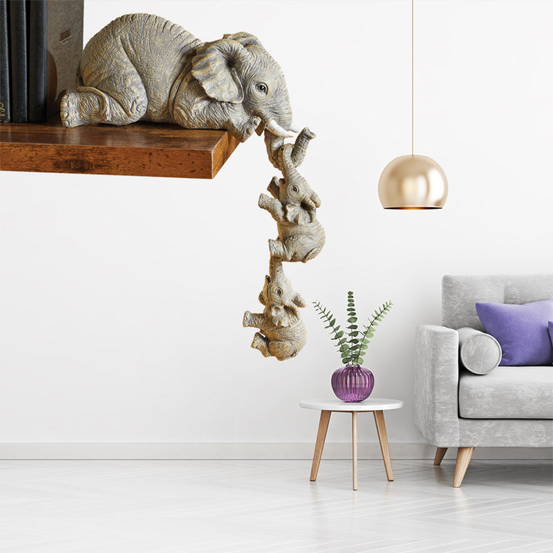 elephant hanging decor statue